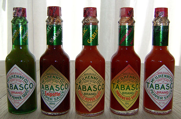 Різновиди соусів "Табаско"