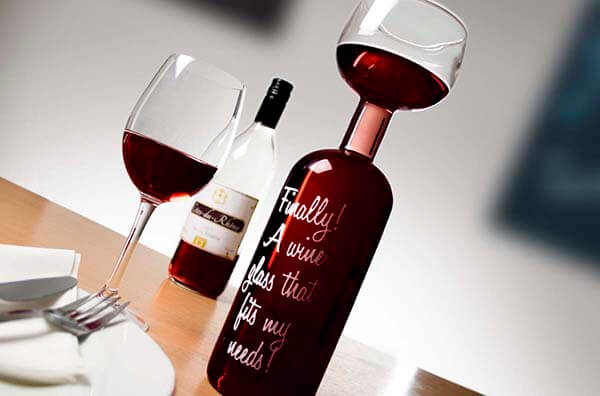Келих-пляшка для вина