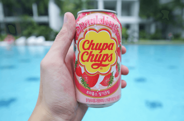 Солодка вода зі смаком Chupa Chups