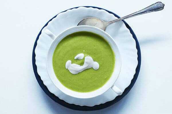 Крем-суп із зеленого горошку