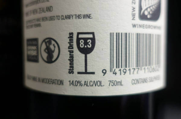 Етикетка від вина
