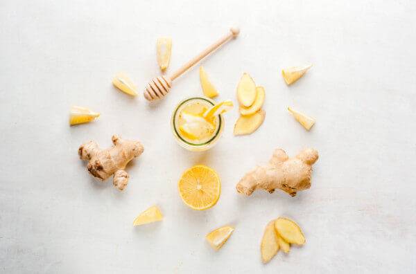 Імбир, лимон та мед