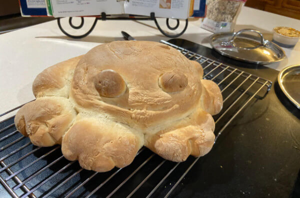 Готова хлібна жабка