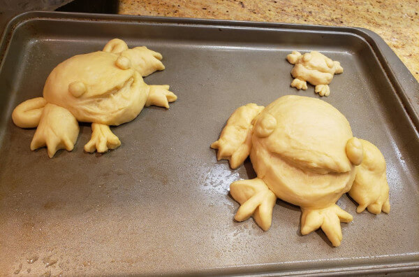 Приготування хлібних жабок