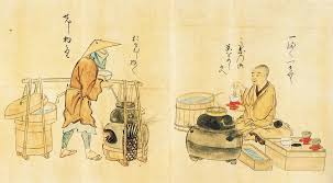 Замальовка китайської чайної церемонії