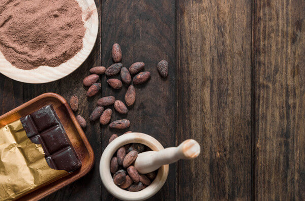 Какао-боби, порошок і шоколад