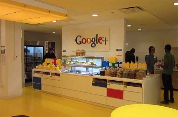 Кухня офісу Google
