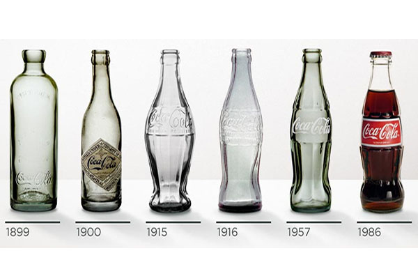 Пляшки Coca-Cola різної форми