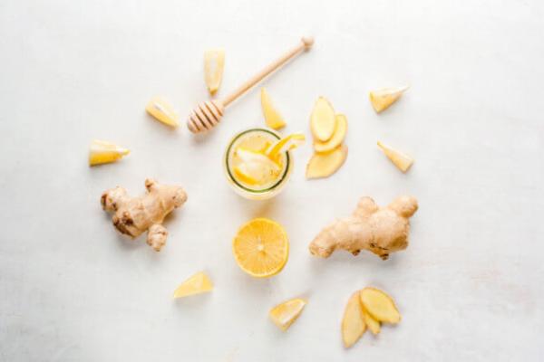 Імбир, лимон та мед